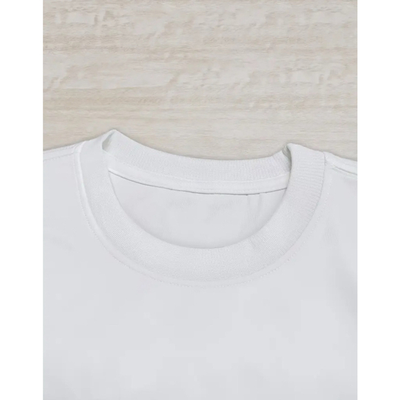 Mardi Gras Beads, Parades, Crawfish & King Cake Shirt in White - Picture 3 of 8